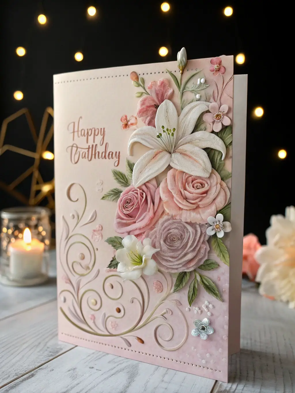 A digital image of a virtual card with a birthday theme, featuring balloons, cake, and confetti, designed to bring joy to children on their special day.